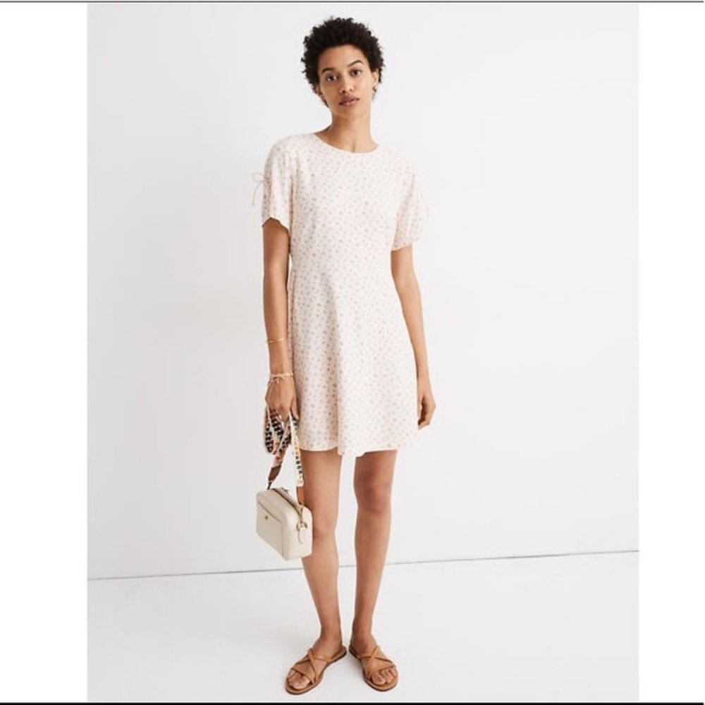 Madewell Tie-Sleeve Retro Dress - Dutch Dandelions